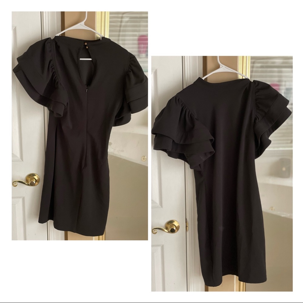 Mini dress/Puff sleeve- Worn 1x